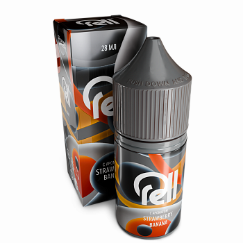 Купить Жидкость для ЭСДН RELL Gray "Клубнично-банановый фреш" 28мл 0мг. Жидкость для ЭСДН RELL Gray "Клубнично-банановый фреш" 28мл 0мг.