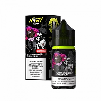 Ар Nasty X Husky SALT "Watermelon Mint Bubblegum" 30-20