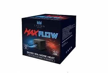 Купить Crown MaxFlow 26мм, 64шт/уп - уголь для кальяна Crown MaxFlow 26мм, 64шт/уп - уголь для кальяна