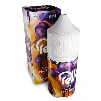 Купить Жидкость для ЭСДН RELL ULTIMA  "Peach Grape" 3мл 0мг. Жидкость для ЭСДН RELL ULTIMA  "Peach Grape" 3мл 0мг.