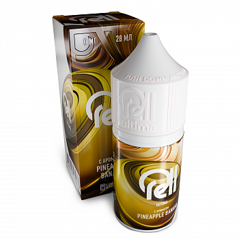 Купить Жидкость для ЭСДН RELL ULTIMA  "Pineapple Banana" 3мл 0мг. Жидкость для ЭСДН RELL ULTIMA  "Pineapple Banana" 3мл 0мг.
